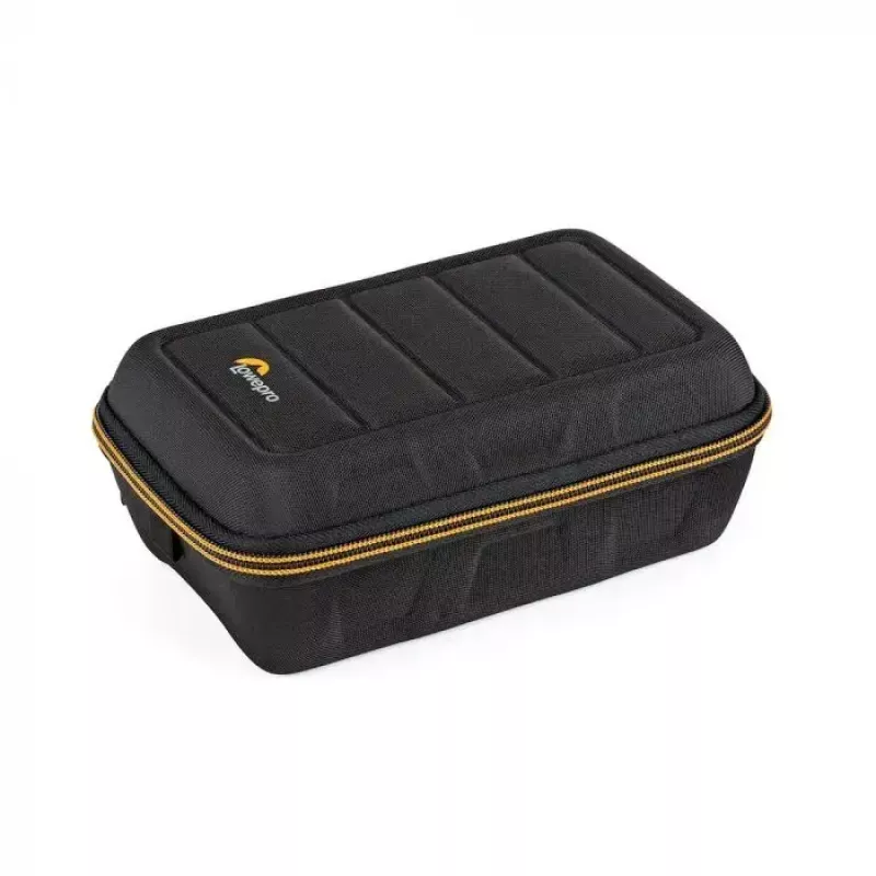 Torba na aparat Lowepro HARDSIDE CS 60 — kompaktowa torba o sztywnej obudowie, 140×85×227 mm, czarno-pomarańczowa
