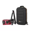 Torba na aparat Lowepro HARDSIDE CS 60 — kompaktowa torba o sztywnej obudowie, 140×85×227 mm, czarno-pomarańczowa