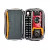 Torba na aparat Lowepro HARDSIDE CS 60 — kompaktowa torba o sztywnej obudowie, 140×85×227 mm, czarno-pomarańczowa