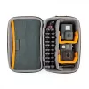 Torba na aparat Lowepro HARDSIDE CS 60 — kompaktowa torba o sztywnej obudowie, 140×85×227 mm, czarno-pomarańczowa