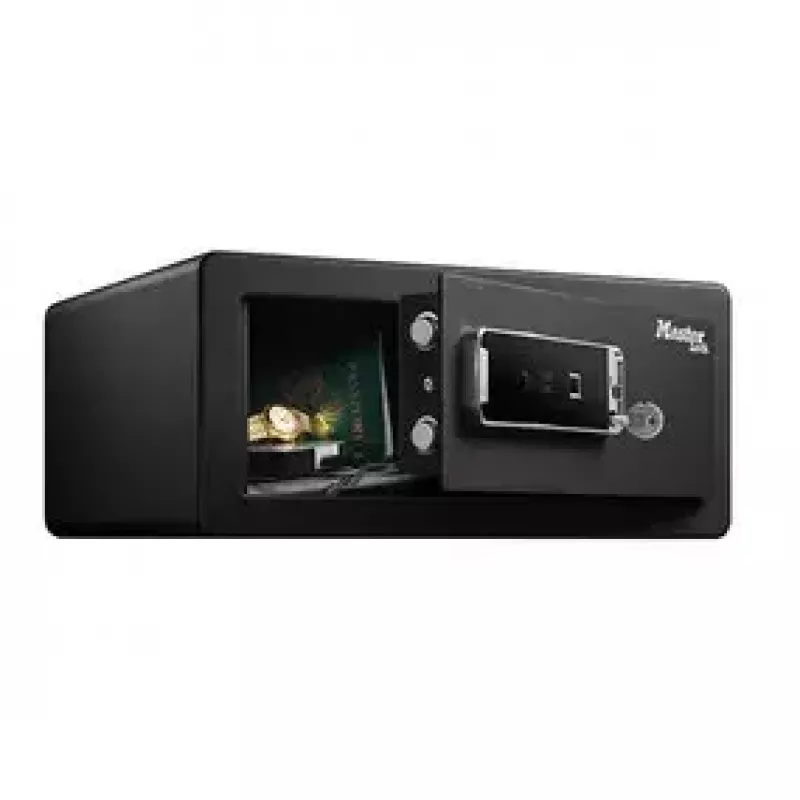 Sejf wolnostojący MASTER LOCK LX110BEURHRO Czarny 2 Klucze Czytnik linii papilarnych