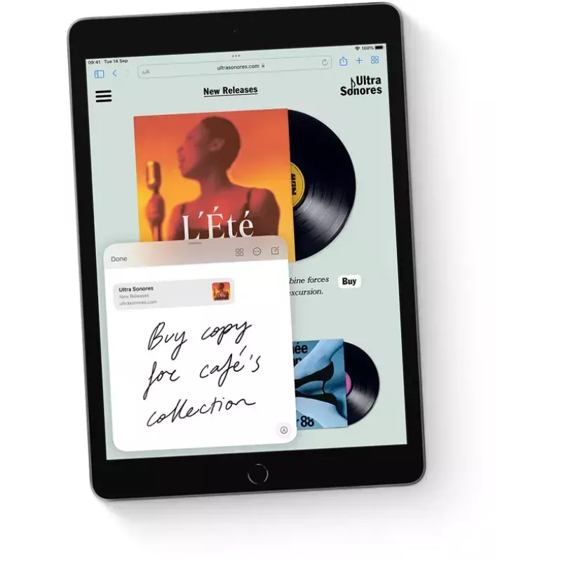 Tablet Apple iPad 10,2 cala (25,9 cm) 256 GB Wi‑Fi (802.11ac) A13, iPadOS 15, szary, 8 MP/12 MP