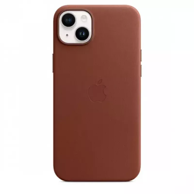 Etui Apple iPhone 14 Plus skórzane z MagSafe kolor umber