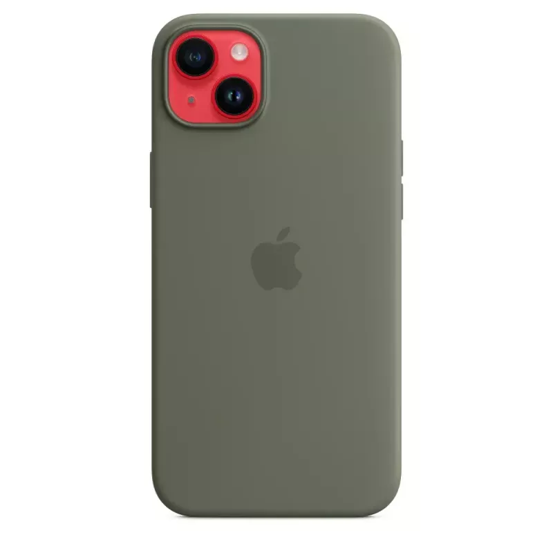 Cover Apple iPhone 14 Plus Silicone Case with MagSafe Olive