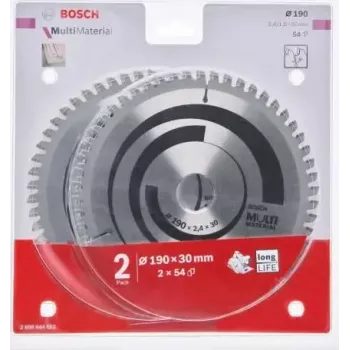 Tarcza tnąca Bosch Multi Material 190x30x2,4/1,8 mm 54T (2608644652)