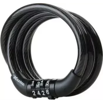 Kabel zabezpieczający MASTERLOCK Coiled Cord 8143EURDPRO 120 cm — kabel bezpieczeństwa do urządzeń