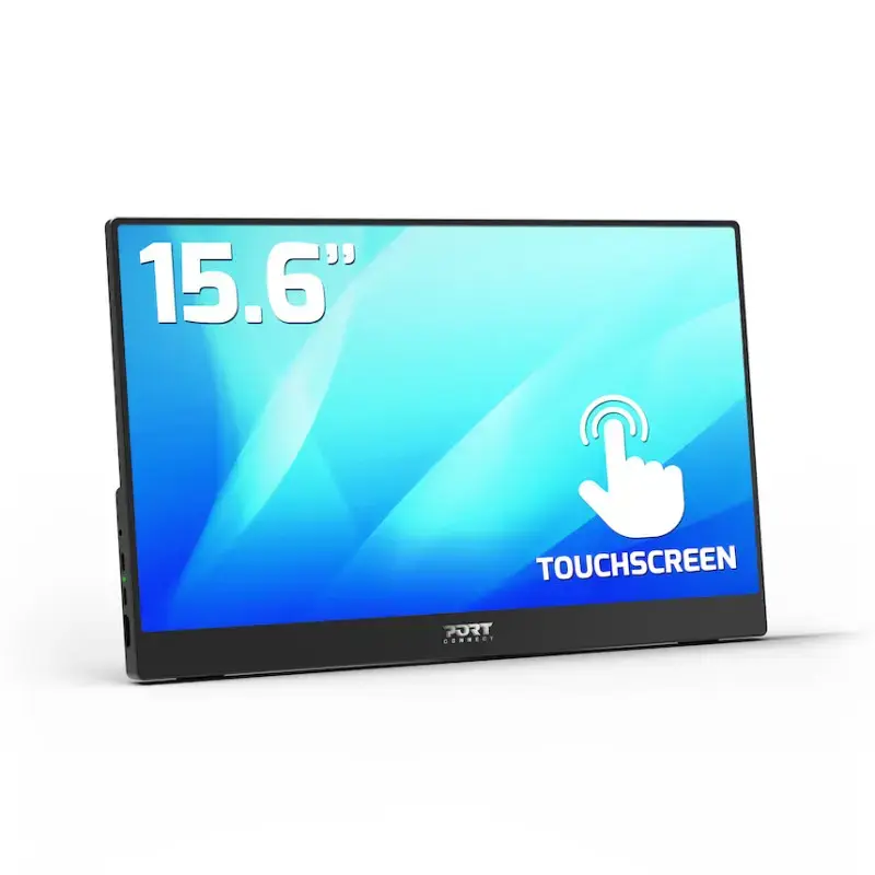 Port Designs 902101T LCD Touchscreen Monitor 15.6 inch Full HD 1920x1080