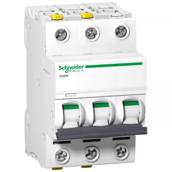 Miniaturowy wyłącznik nadprądowy Schneider Electric A9F03325 — 25 A, 133 V, 10 kA, IP20, 54×78,5×91 mm