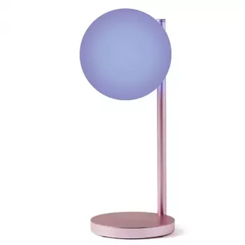 Lampa stołowa LED Lexon Bubble Lamp LH70LP jasnoróżowa 15W z ładowarką bezprzewodową
