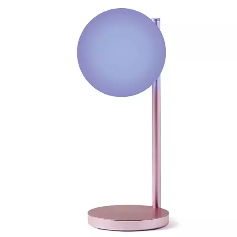 Lampa stołowa LED Lexon Bubble Lamp LH70LP jasnoróżowa 15W z ładowarką bezprzewodową