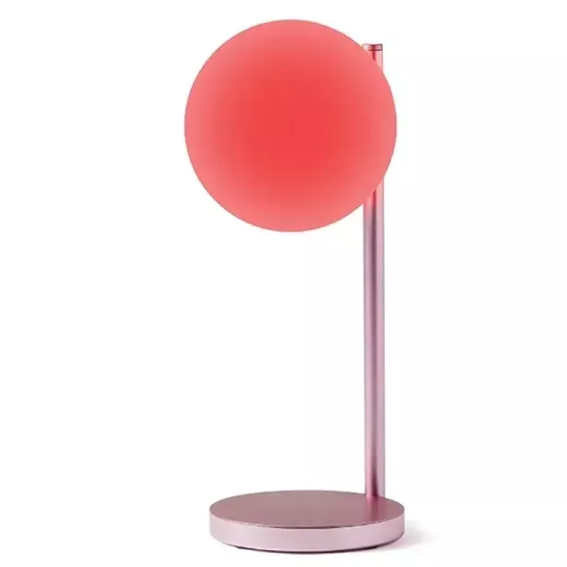 Lampa stołowa LED Lexon Bubble Lamp LH70LP jasnoróżowa 15W z ładowarką bezprzewodową