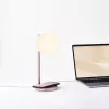 Lampa stołowa LED Lexon Bubble Lamp LH70LP jasnoróżowa 15W z ładowarką bezprzewodową