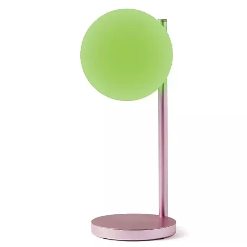 Lampa stołowa LED Lexon Bubble Lamp LH70LP jasnoróżowa 15W z ładowarką bezprzewodową