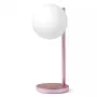 Lampa stołowa LED Lexon Bubble Lamp LH70LP jasnoróżowa 15W z ładowarką bezprzewodową