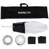Modyfikator światła Nanlite LT-FZ60 srebrno-biały, średnica 45 cm
