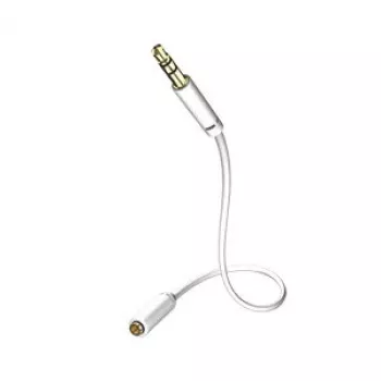 Kabel audio Inakustik 00310505 5m 3,5 mm Biały