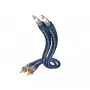 Kabel audio Inakustik 00404007 0,75 m 2 x RCA niebieski