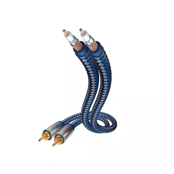 Kabel audio Inakustik 0040403 3m 2xRCA niebieski