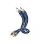 Kabel audio Inakustik 0040403 3m 2xRCA niebieski
