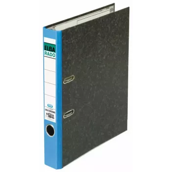 Folder Elba A4 50 mm niebieski – segregator pierścieniowy/dźwigniowy, model 100555308