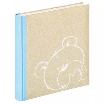 Album fotograficzny Walther Design Baby Dreamtime niebieski brązowy 50 arkuszy