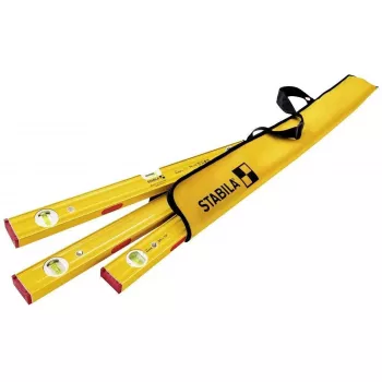Zestaw poziomnic STABILA PRO SET 80 ASM 19716 — 30 cm, 60 cm, 120 cm, dokładność 0,5 mm/m