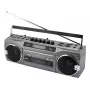 Przenośny odtwarzacz kasetowy Soundmaster SRR80TI z DAB+ i FM, wyświetlacz LCD, 3 W RMS, słuchawki 3,5 mm, bateria/230V