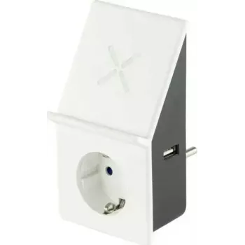 Ładowarka USB REV 0020870103 z ładowaniem bezprzewodowym, 1 gniazdo