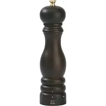 Młynek do pieprzu PEUGEOT PARIS, drewno bukowe, wykończenie czekoladowe, 18 cm