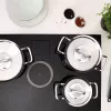 Zestaw patelni Fissler 084-378-03-000/0 stal nierdzewna 3 szt.