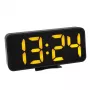 Cyfrowy budzik TFA-Dostmann 60.2027.01 Czarny LED Bateria
