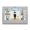 TFA-Dostmann Meteo Jack srebrny Termometr Higrometr Barometr wewnętrzny i zewnętrzny
