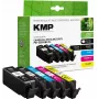 Wielopak wkładów atramentowych KMP kompatybilnych z Canon PGI-550/CLI-551 XL – zestaw wielopakowy
