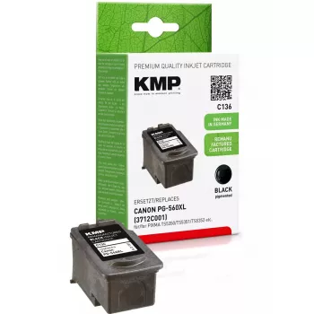 Wkład atramentowy KMP C136 kompatybilny z Canon PG-560 XL Czarny