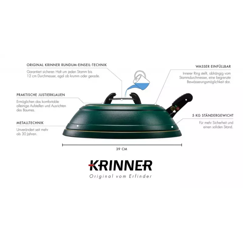 Stojak na choinkę Krinner Classic zielony 94001