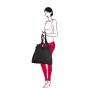 Reisenthel mini maxi shopper L – czarna torba wielokrotnego użytku z poliestru, 22 l