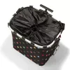 Torba zakupowa Reisenthel Carrycruiser — 40 L, rama aluminiowa, poliester, 420×320 mm, czarny/wielokolorowy