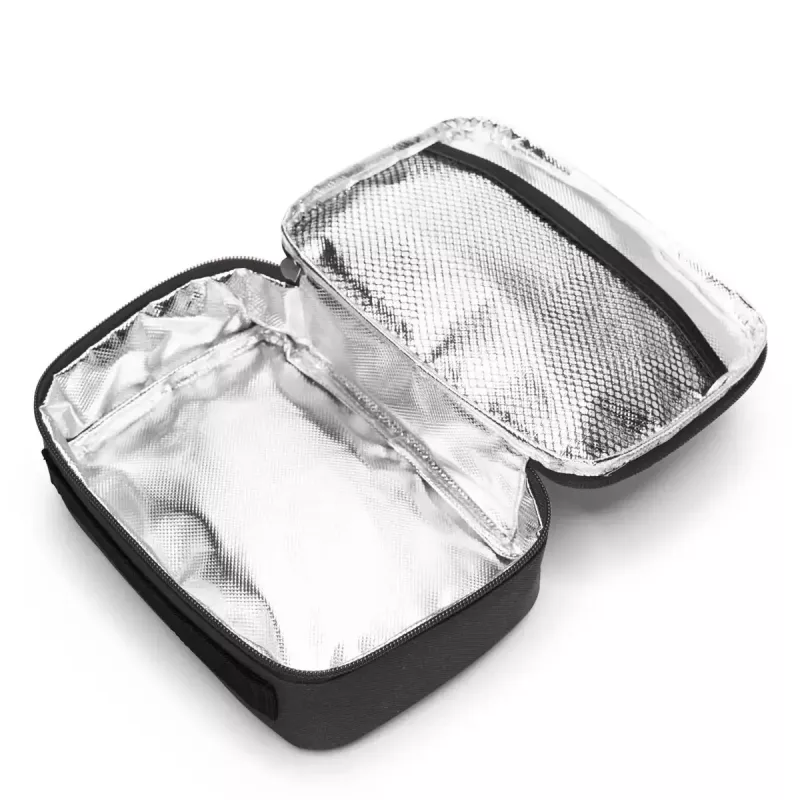 Reisenthel Thermocase Dots 1.5 L Czarny Aluminium Poliester