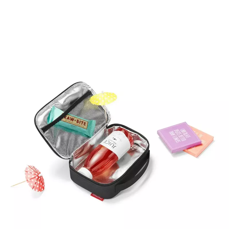 Reisenthel Thermocase Dots 1.5 L Czarny Aluminium Poliester
