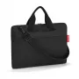 Torba na laptopa Messenger Reisenthel MA7003 na ekrany do 39,6 cm (15,6 cala), czarna, pasek na ramię