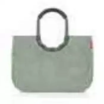 Torba Reisenthel loopshopper L — 25 L, 460×250 mm, zielona, aluminiowy stelaż
