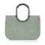 Torba Reisenthel loopshopper L — 25 L, 460×250 mm, zielona, aluminiowy stelaż