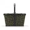 Kosz na zakupy Reisenthel carrybag Czarny/Brązowy, rama aluminiowa, poliester, 22 l, 480 × 280 mm