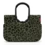 Torba na zakupy Reisenthel loopshopper L — 25 L, 460×250 mm, rama aluminiowa, czarny/brązowy