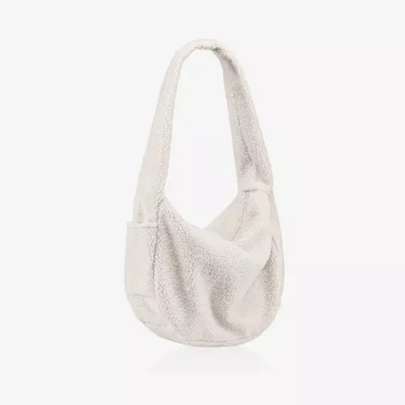 Torba na ramię Reisenthel moonbag biała, poliester, 24 L, 480 × 140 mm