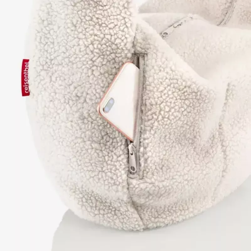Torba na ramię Reisenthel moonbag biała, poliester, 24 L, 480 × 140 mm