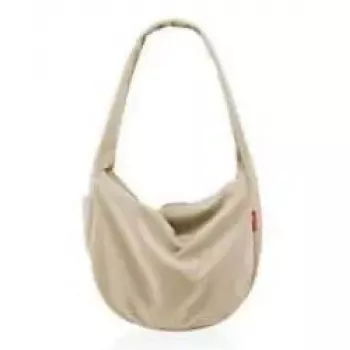 Torba typu tote Reisenthel Moonbag — beżowa, poliester, 24 l, 480×140 mm
