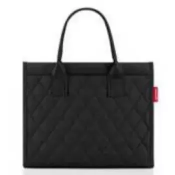 Torba shopper Reisenthel daily shopper business — Poliester, 14 l, czarna, zapięcie na zamek