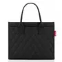 Torba shopper Reisenthel daily shopper business — Poliester, 14 l, czarna, zapięcie na zamek