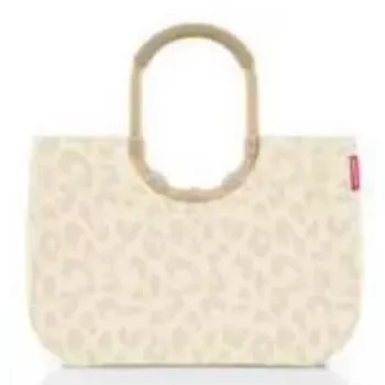 Torba na zakupy Reisenthel loopshopper L — beżowa, poliester, 25 L, 460×250 mm